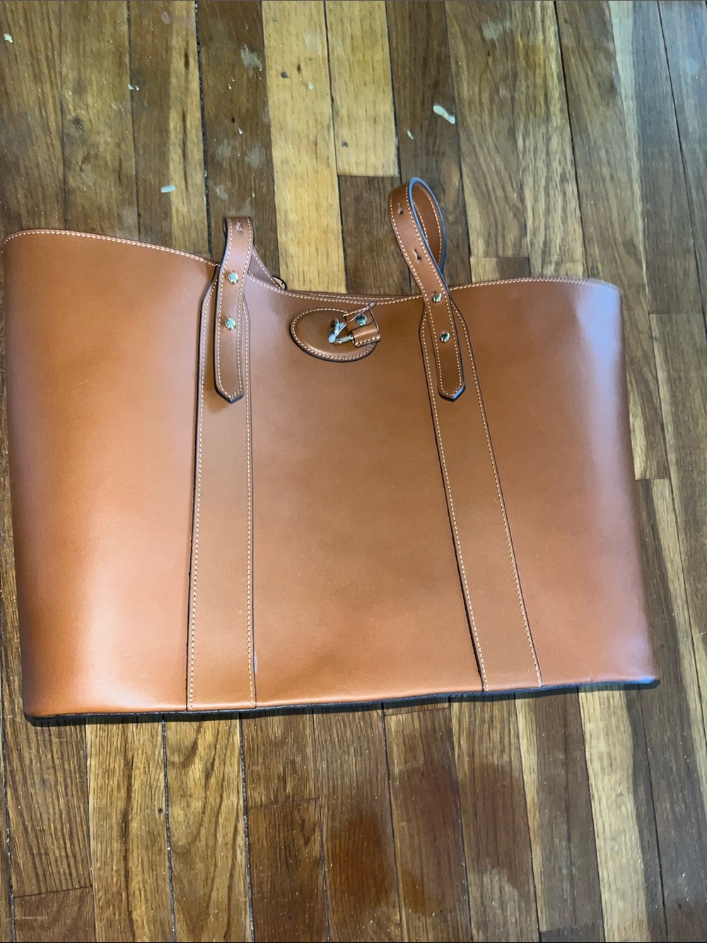 Alberto Bellucci Tan Tote Bag